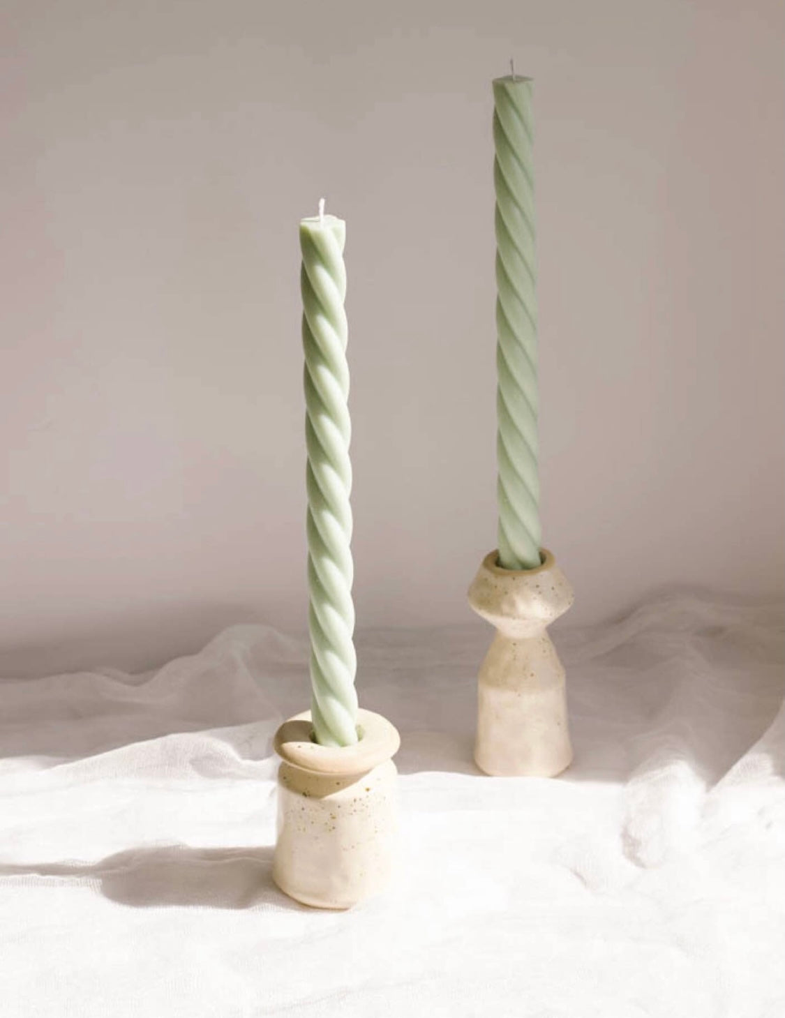Twisted candle